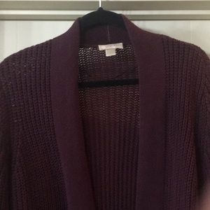 Long loft cardigan sweater